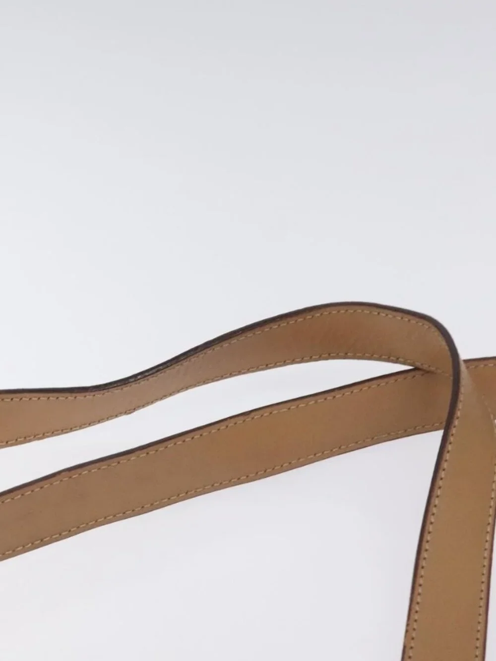 Authentic CELINE Macadam Canvas Shoulder Bag PVC Brown Gold - Picture 6 of 16